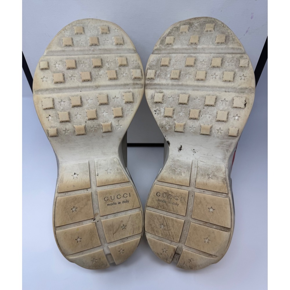 Gucci Rhyton Lips Leather Sneaker Size 10.5 US 9.5 Gucci - Picture 6 of 10